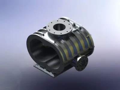 root blower shell Free 3D model