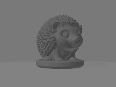 Hedgehog Sculpture  3D model
