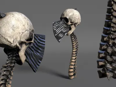 Hellish Hatchet 3D model