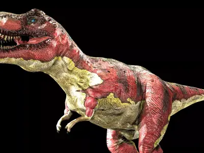 T-Rex Dinosaur Low-poly 3D model