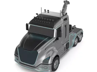 tow truck 3D model by adamhazard from CGTrader (PBR)