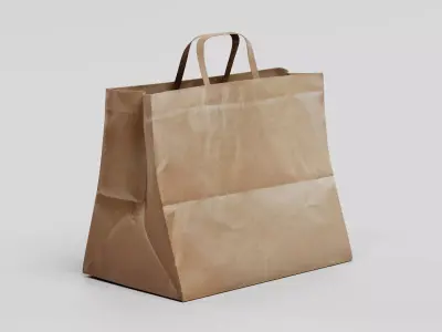 -Paper Bag V2- 3D model