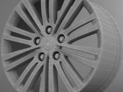 Opel Insignia rims 3D model
