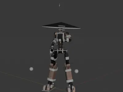 Robot Free low-poly 3D model order