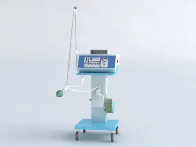 Surgical Equipment Low-poly 3D model