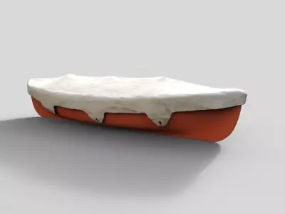 RETTUNGSBOOT MIT ABDECKUNG 3D print model
