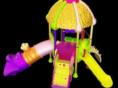 Kids Playground Low-poly 3D model purchase
