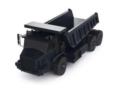 Dump Truck 3D model by hoangduc203