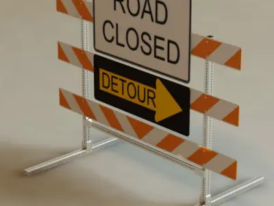 Barricades collection 3D model