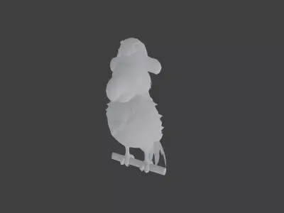 Pirate Parrot Free 3D model