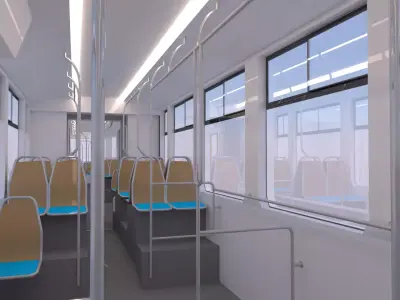 Tram Stadler 3D model