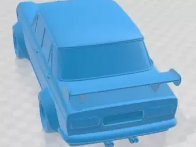 Seat 1500 1972 Tuning Printable Car 3D print model