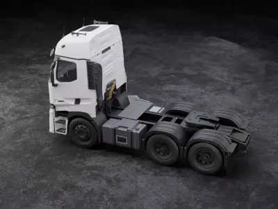 Renault Trucks C 440 8x4 Tipper 2025 X T  3D Model 3D model