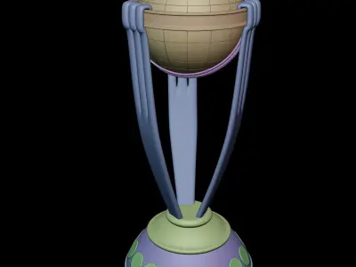 ICC Cricket World Cup Trophy 3D model