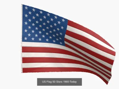 Vietnam War Flags Collection 3D Model Pack