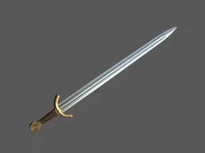 Gondor Sword - The Lord of the Rings Low-poly 3D model