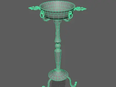 Brazier Medieval Inspired Fantasy  Low-poly 3D model