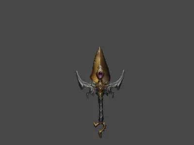 Zeloeman Sword A 67 Low-poly 3D model