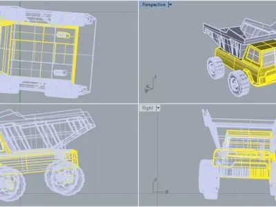 Toy Truck 3D print model get