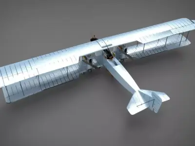 Gotha G IV 3D model