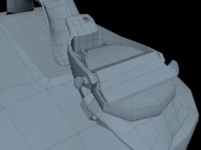 Jerry Can Low Poly Low-poly 3D model