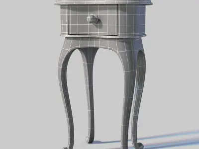 Antique console 3D model