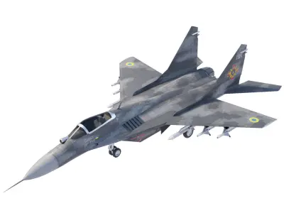 Modern military aircraft set - 32 models 3D Model Pack