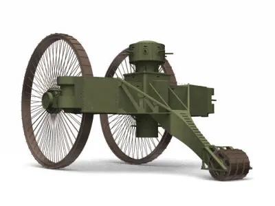 LEBEDENKO TSAR TANK 3D model