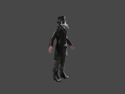 halloween 3d model made with blender part 2 Low-poly 3D model