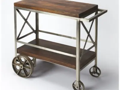 Kealy Bar Cart 3D model