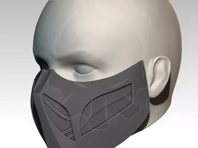 Dune 3 Mask - Paul Atreides Emperor Stillsuit mask 3D print model
