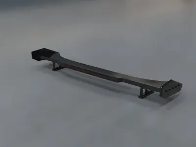 Spoiler bunny Carbon auto  3D model