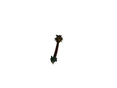 Stylized Fantasy Spear Game Asset Low-poly 3D model