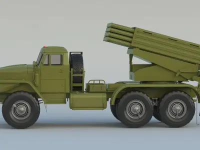 BM 21 Grad 3D model