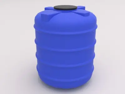 Water Storage Tank 02 3D model