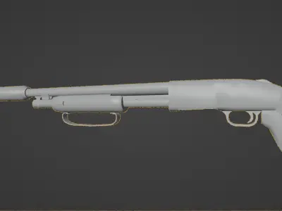 Shotgun 3D model 3