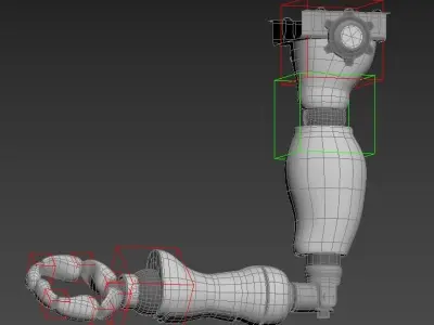 3D Robotic Arm 3D model