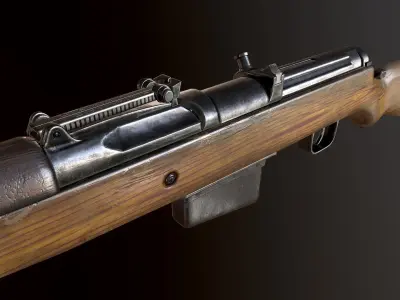Gewehr 41 WW2 german Rifle Low-poly 3D model