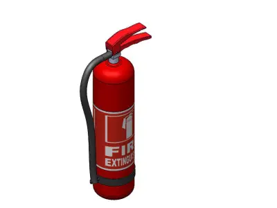 Fire extinguisher Free 3D print model