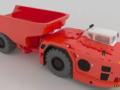 Underground Mining Truck 3D model