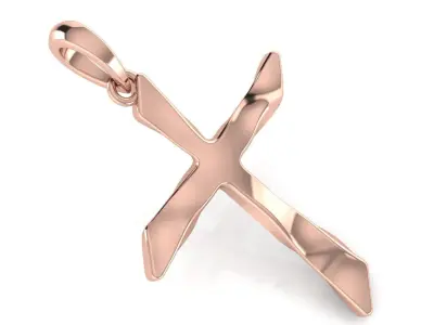 CROSS PENDANT CR132 3D print model