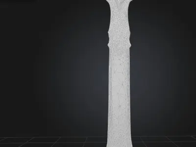 Fantasy sword Low-poly 3D model