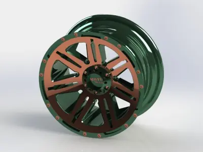 Cast rim MOTO METAL - MO978 3D model