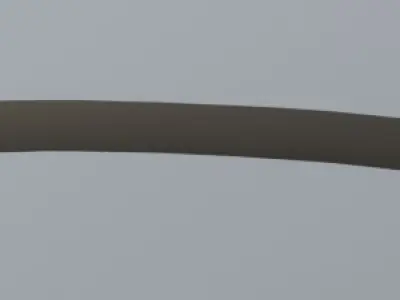 YATAGAN  Ottoman military sword  Low-poly 3D model