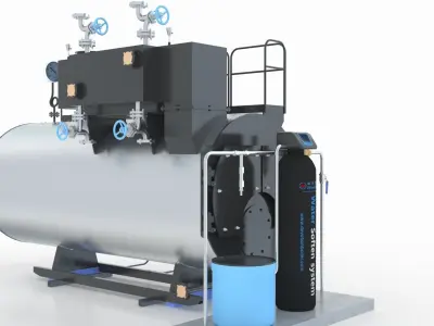 Industrial Boiler 3D model