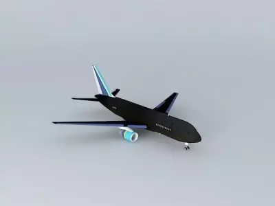 F.B.I. Boeing 767 200 Free 3D model