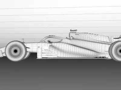 Ferrari SF 26 F1 2026 Low-poly 3D model
