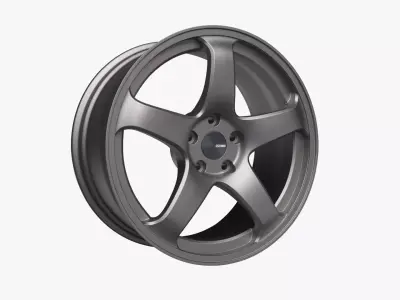 Enkei PF05 Wheel Rim 3D model