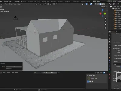 house Free low-poly 3D model