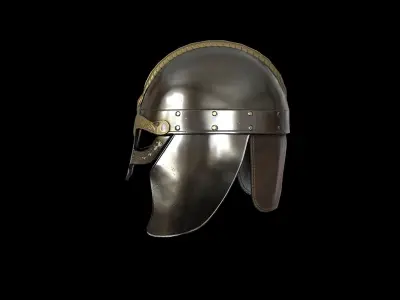 Viking  helmet v3 Low-poly 3D model